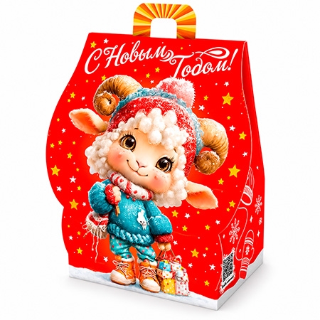 Новогодний подарок Домик Кучеряшки
